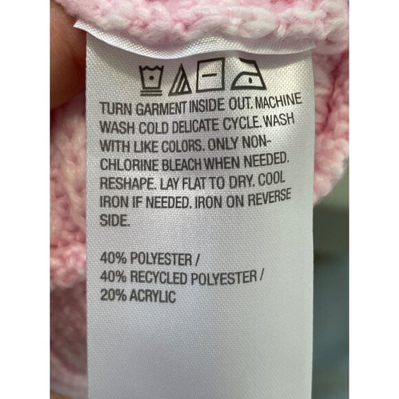 Studio Park x Amy Stran Button Front Sparklin' Cardigan Size 1X Pink Lilly Cozy - Picture 5 of 7